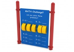 Freestanding Math Panel with Posts